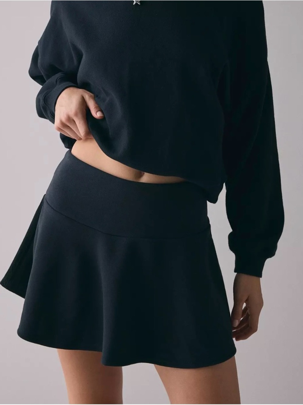 adidas Black Circle Skater Skirt